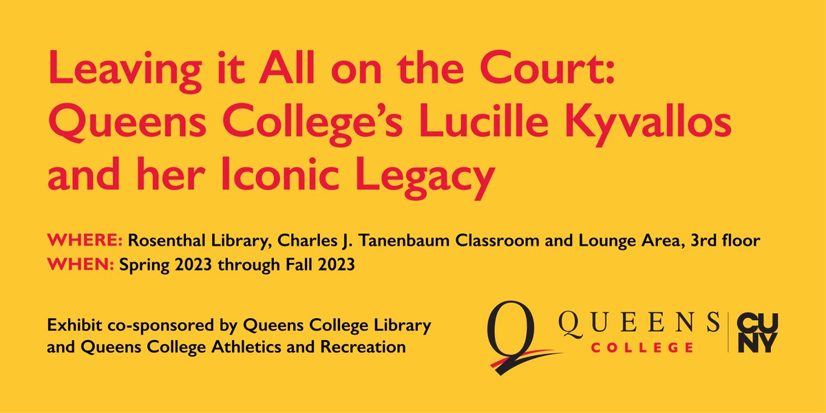 Queens College Library tweet media