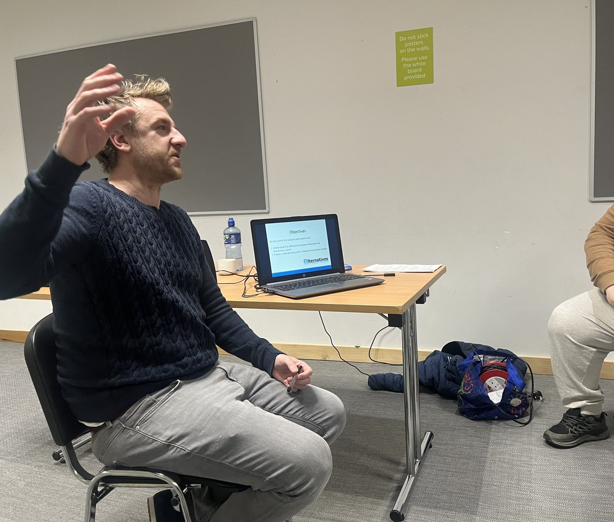 Tonight we began our restorative justice course in Newtownards. Thanks so much to Stevie     <a href="/Alternatives_RJ/">Alternatives RJ</a> for kick starting what is going to be a brilliant few weeks of learning! #retore #learning #community #achievingtogether #newtownards <a href="/ClanmilHousing/">Clanmil Housing</a>