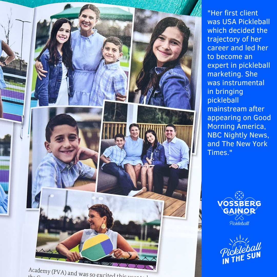 LauraGainor's tweet image. .@BrianGainor and I were honored to be on the cover of this month's issue of 32081 LIVING Magazine sharing our family story, how I started my #pickleball marketing agency @vossberggainor, &amp;amp; inspiration behind @pickleballinsun. Full story:  pickleballinthesun.com/lifestyle/3208… #THEPLAYERS