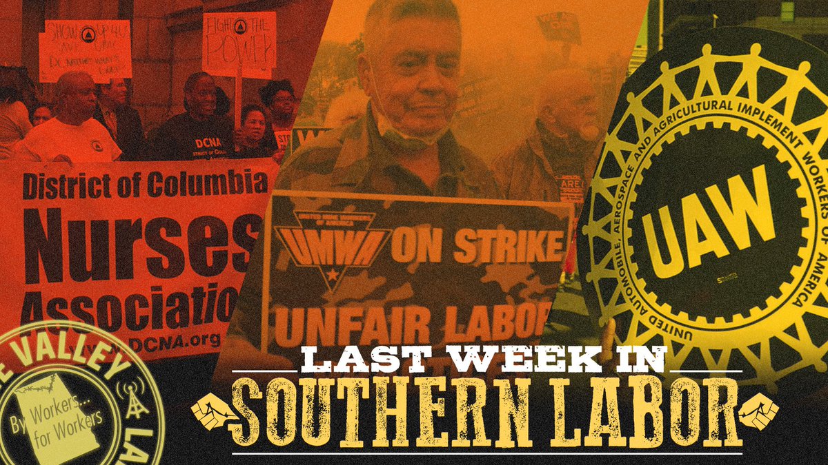 LAST WEEK IN SOUTHERN LABOR:

💥 AL Miners back to work, 41 banned
💥 283 New Flyer workers in KY win CARD CHECK w <a href="/CWAUnion/">CWA</a>
💥 72 drivers in Dallas, TX WIN election w <a href="/Teamsters/">Teamsters</a>
💥 29 dancers in Fort Worth, TX WIN election w AGMA
💥 MORE

h/t <a href="/JonahFurman/">Jonah Furman</a>
youtu.be/_B2JoJOkY_c