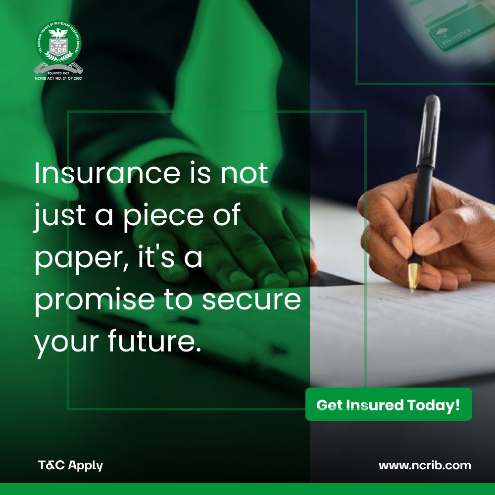 Insurance is more than just a piece of paper. It’s the value you place on yourself and your properties. #insuranceinnigeria #insurance #nigeria #nigeriainsurance #nigeriandigitalmarketer #globalbrand