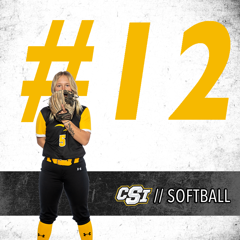 CSIAthletics1's tweet photo. CSI Golden Eagle Softball up one spot to #12 in this week's NJCAA National Poll.  Softball heads down to Vegas this weekend to take on Southern Nevada
 🦅🥎💪 https://t.co/0n4NFLifAe