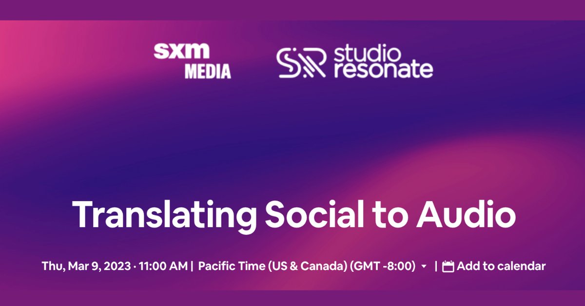 SiriusXM Media tweet media