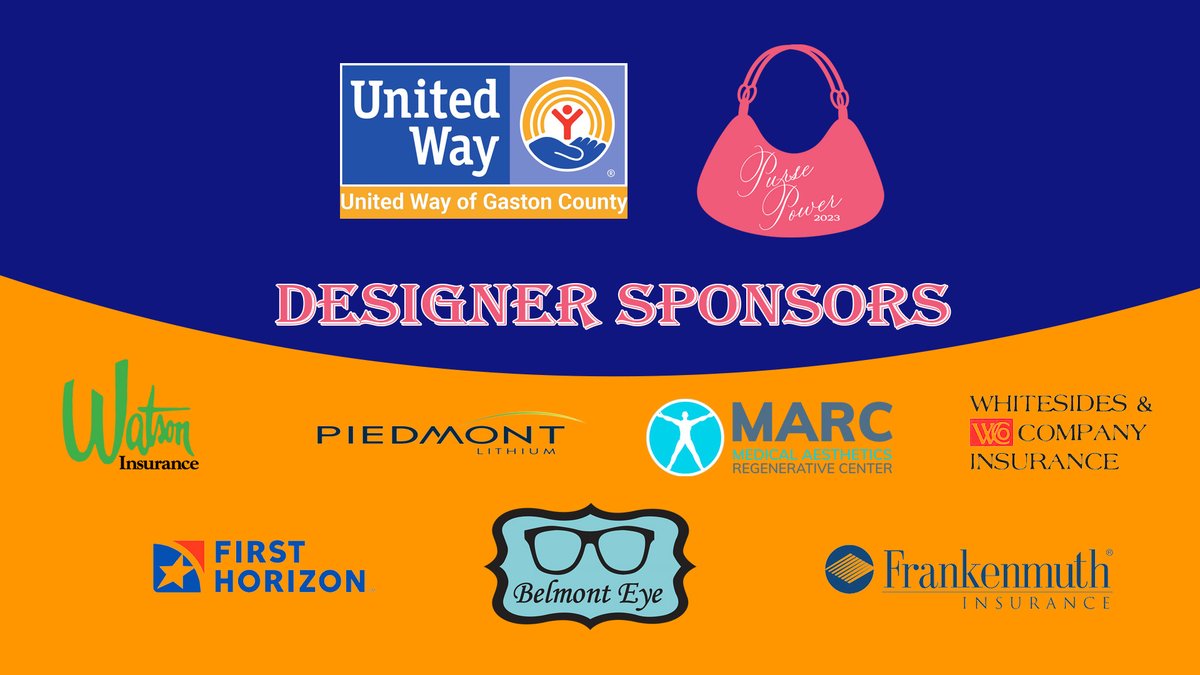unitedgaston's tweet photo. Thank you to our designer bag sponsors for Purse Power 2023!

Join us along with @RamonaHolloway  from Mix107.9 for a ladies' night out with a purpose! Purse power 2023 will be held on Thursday, March 30 at 6pm at the @GastonCC1919  to benefit the @dollyslibrary. https://t.co/LTI10TdYMD