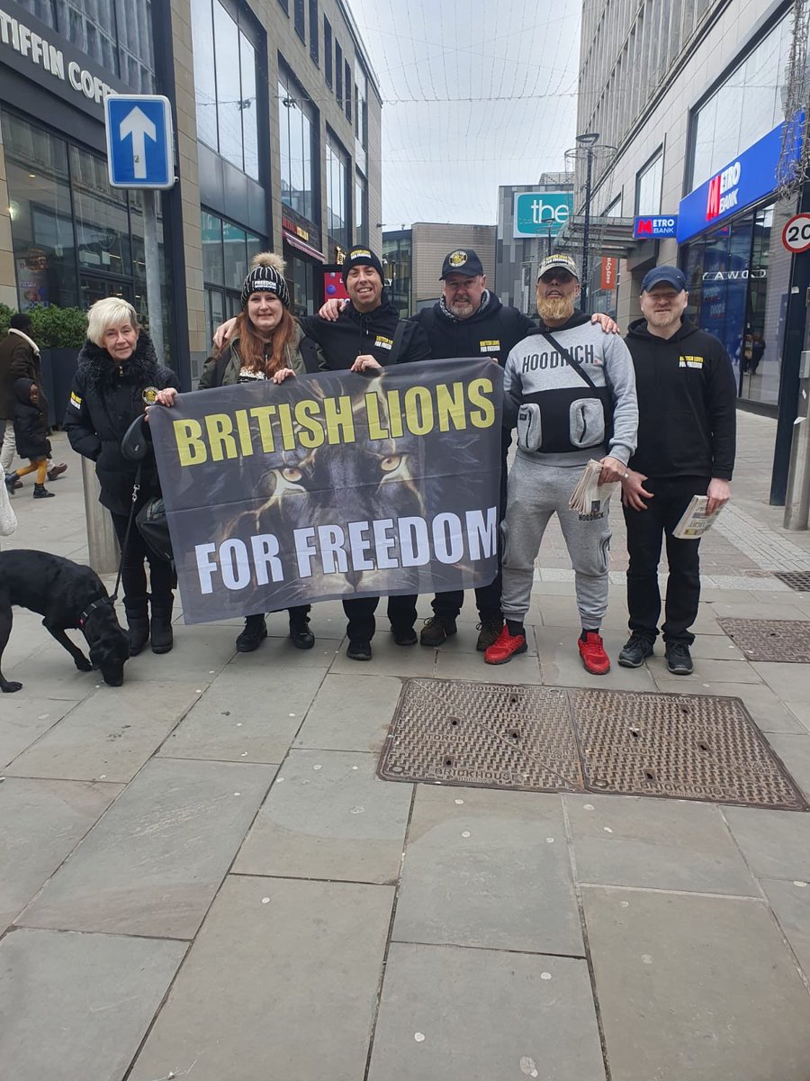 BL4Freedom's tweet photo. BRADFORD OUTREACH 
Saturday March 4th
1500 of our new A7 leaflet went out as well as 600 light papers to a hugely receptive public
We are looking forward to returning to Bradford on May 13th for our second event on the Rebellion Tour

To support visit 
https://t.co/HEdJznSUZK https://t.co/rimvcRoPuh