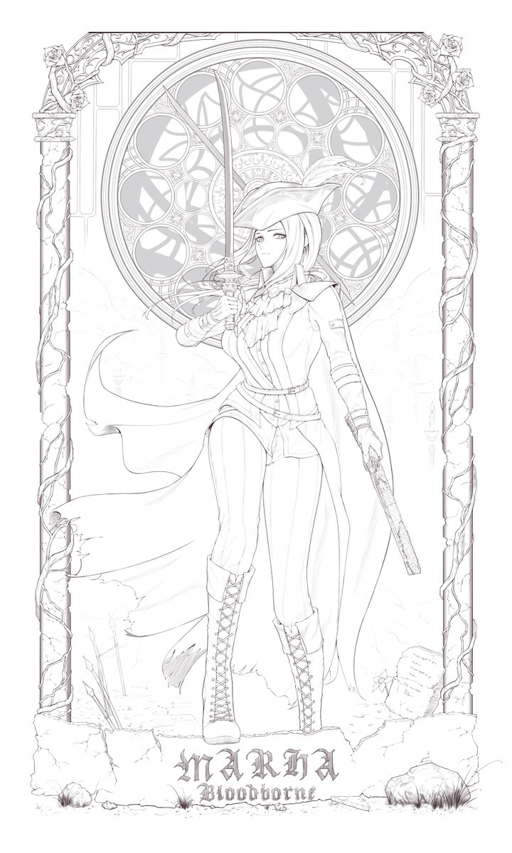 落書き
Bloodborne Lady Maria 
