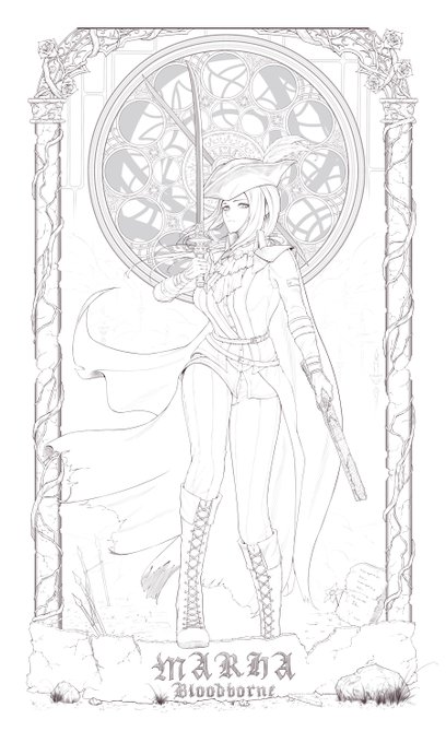 落書き
Bloodborne Lady Maria 