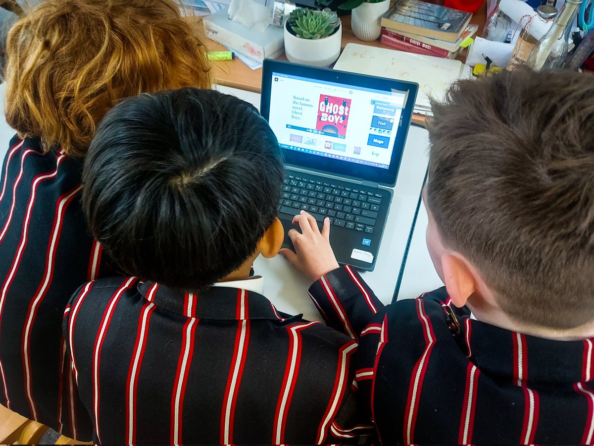 CastleCourtEng's tweet photo. Year 7s thinking out the box and are casting and designing a film trailer for #Ghostboys @jewell_p_rhodes we really hope this will be made into a film one day! A must-read for this generation ππ» @CastleCourtPrep #CastleCourtCreativity #CastleCourtCollaboration #literature #film https://t.co/IOYOCpIR3y