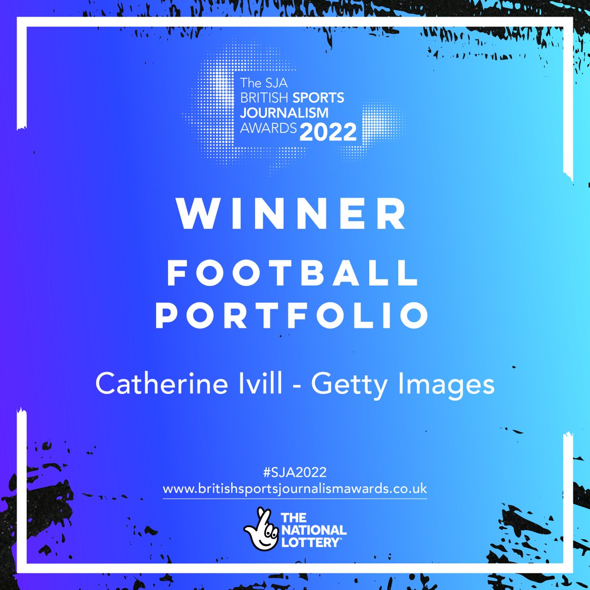 We go back behind the lens for this next award and taking home Football Portfolio of the Year is the terrific @CatherineIvill 📷 #SJA2022