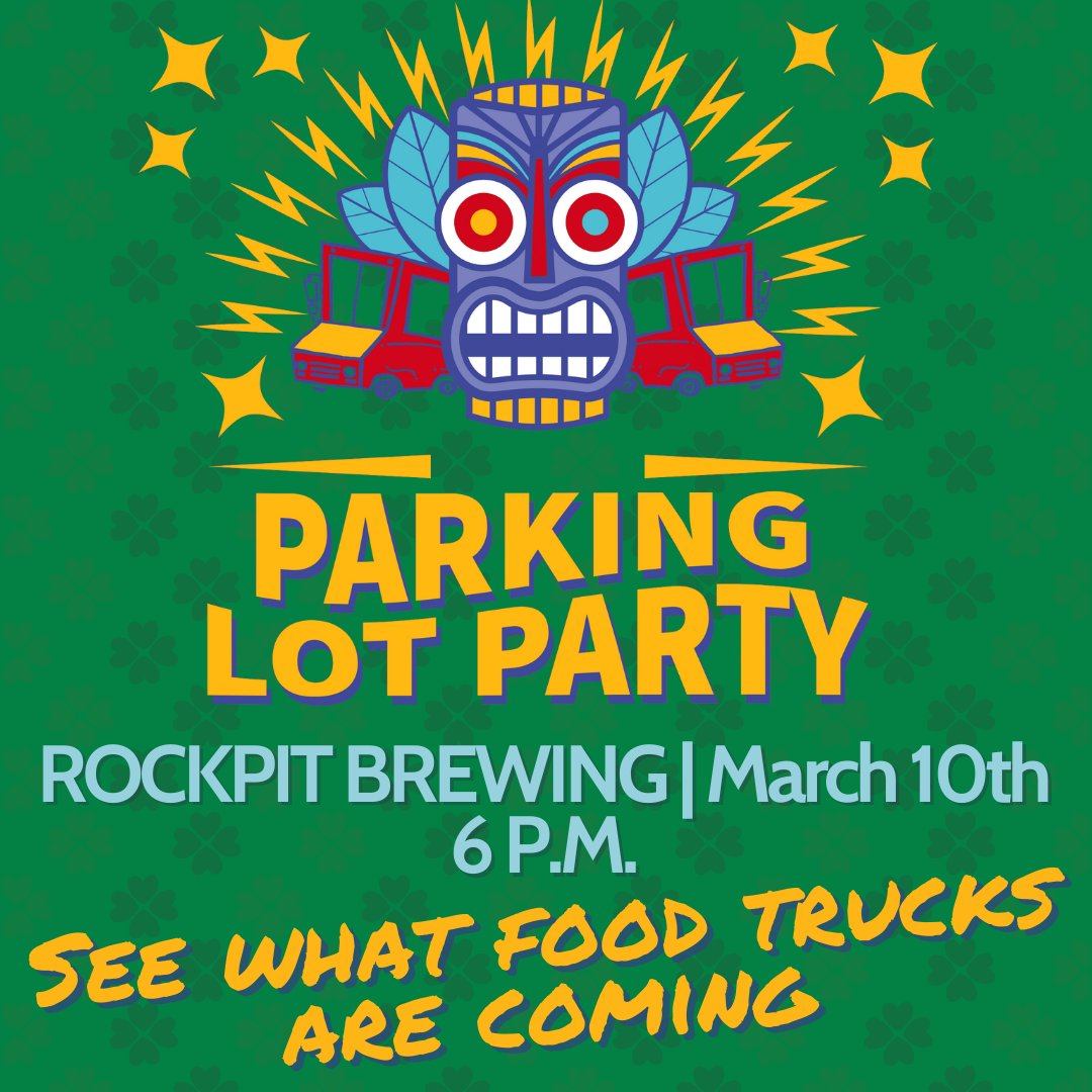 RockPitBrewing's tweet photo. Ladies and gentlemen, get ready for the ultimate foodie experience! We’re thrilled to be another incredible food truck parking lot party right here in our parking lot with @Orlandoparkinglotparty! https://t.co/b50ZbKb3kt