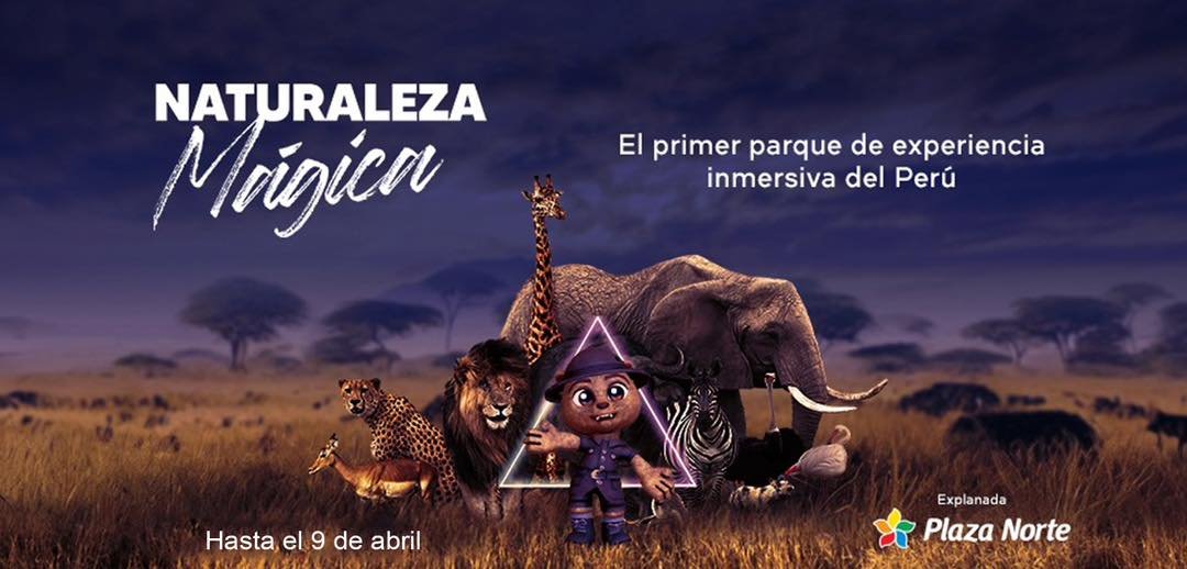 El primer parque de experiencia inmersiva del Perú llega a #PlazaNorte. ✨Descubre una naturaleza mágica, viviendo una aventura digital con Magitek. Entérate de más aquí👉bit.ly/3yvqJvf
