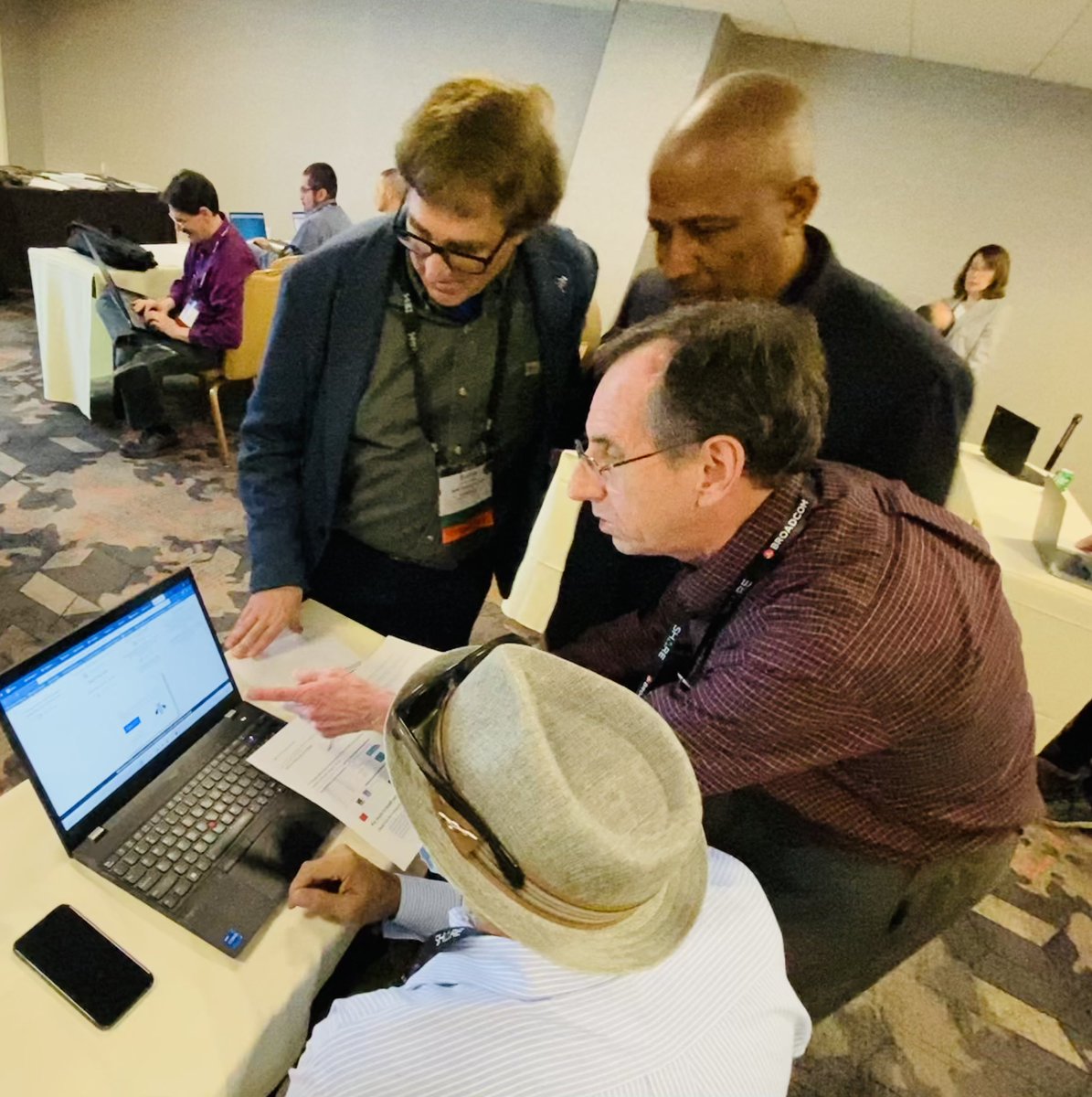 Ken Taylor from @IBM’s #WashingtonSystemsCenter provides technical guidance for #AIOps hands-on lab at #SHAREatl!🍑😁 #ibmZ #ibmSystems #AI #z16 #ibm #MainframeModernization #IZAA #IZPCA #ibmzWIN #Atlanta #ibmWSCz #mainframe #hybridcloud  #security #trustIBMz @SHAREhq