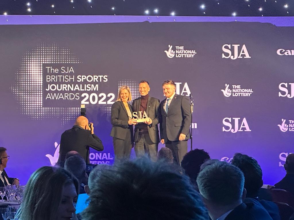 Thank you @SportSJA for naming us Digital Publisher of the Year! 🎉

#SJA2022