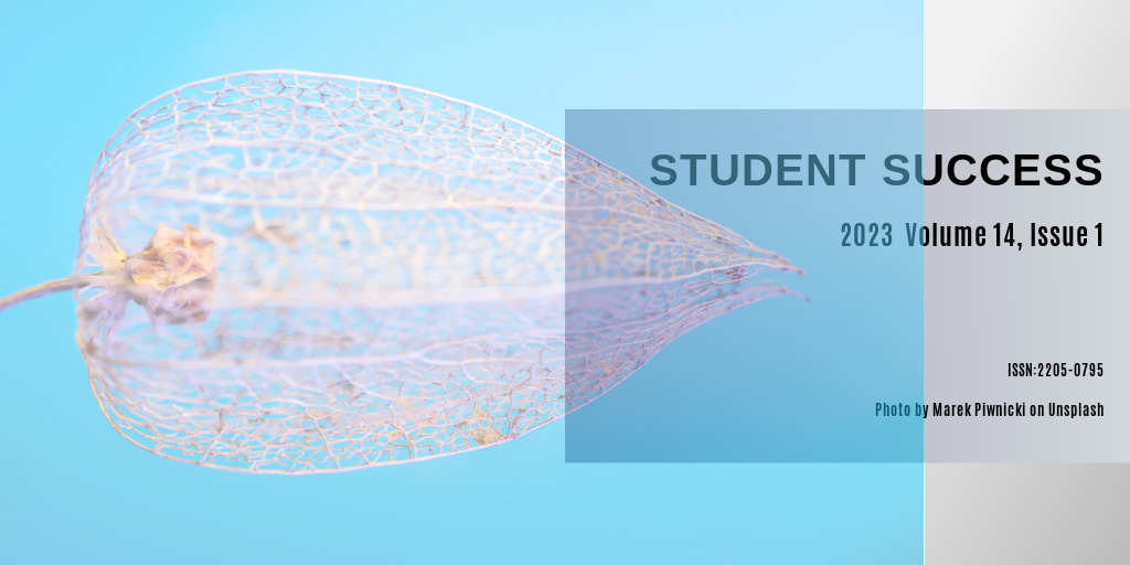 journalsuccess's tweet image. 🆕issue – includes #StudentPersistence #CulturalCompetency #AcademicPerformance #FirstYear #MentalHealth #Tinto➕#FYE and #TeacherEducation➕#inclusive ed and decreasing #attrition➕ #orientation and #FirstInFamily and more ... #HigherEd #StudentSuccess
studentsuccessjournal.org/issue/view/125