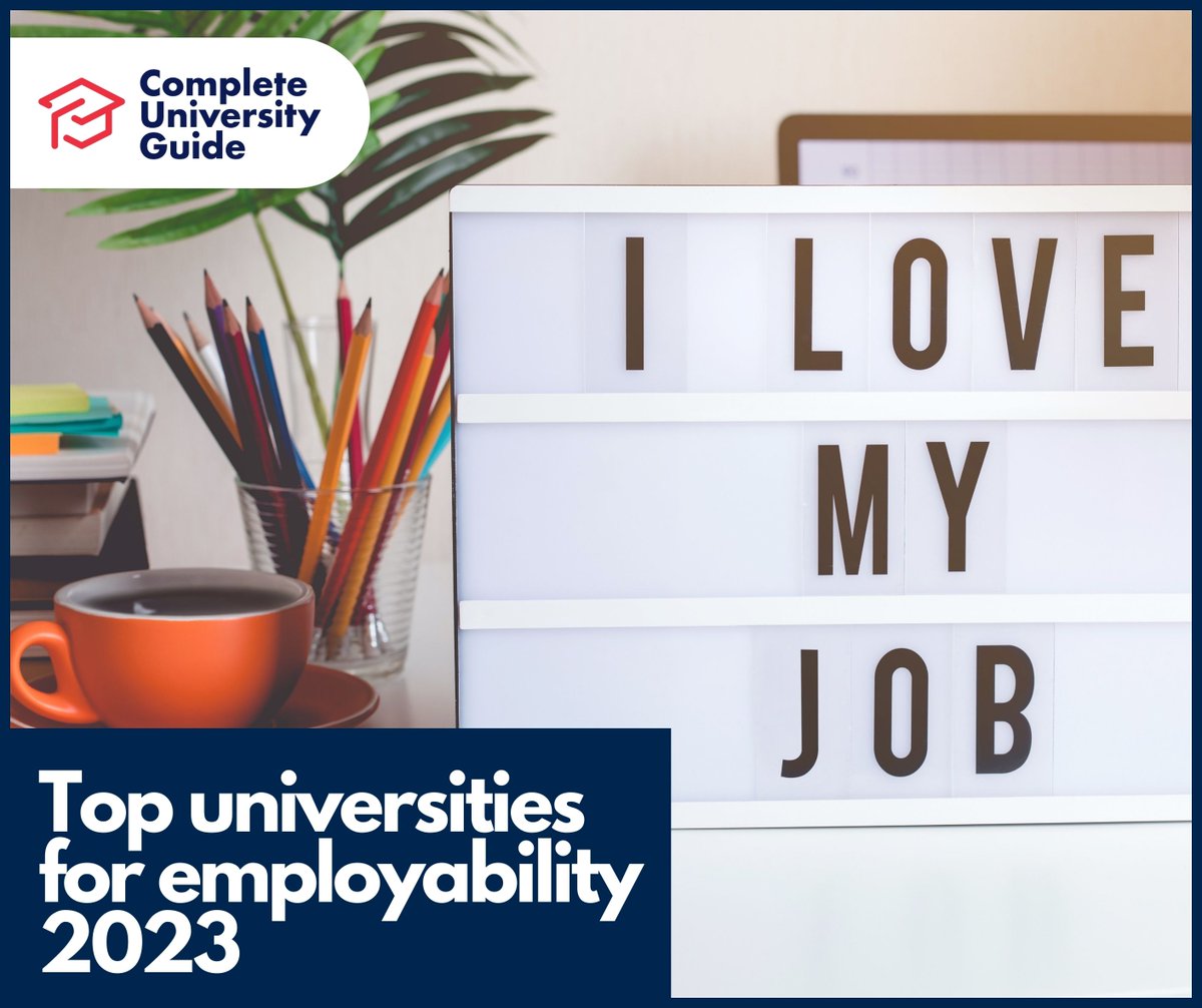 Have a look at our new guide to the universities with the best employability 2023. 

👉 bit.ly/3mf7ByB

#CEIAG #NCW2023