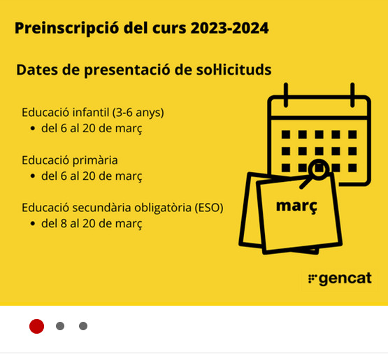 EscolaDrFerrer's tweet photo. 🗓️Avui s'ha iniciat el període de preinscripció per als nous alumnes. 
🚨 A Infantil i Primària: del 6 al 20 de març❗️
https://t.co/uaTFSsKX2r https://t.co/3n1YX39Lhf