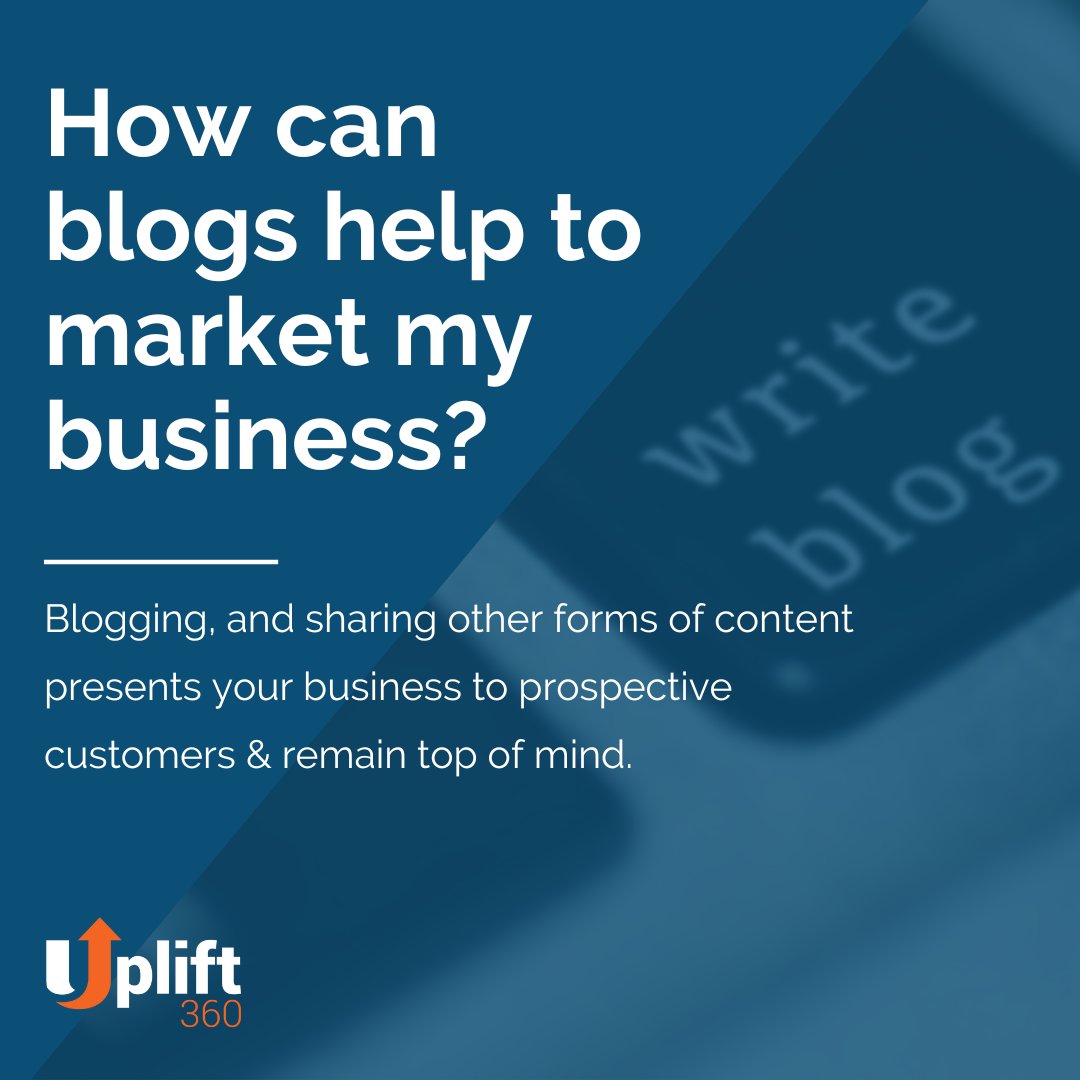 Are you using blogs to your advantage? Find out why it's a must-have for your marketing strategy.  💡💻

#contentcreation #marketingtips #businessblogging #seo #webdesign #australia #uplift360 #smallbusinessmarketing #blogs #tipsandtricks #weboptimization