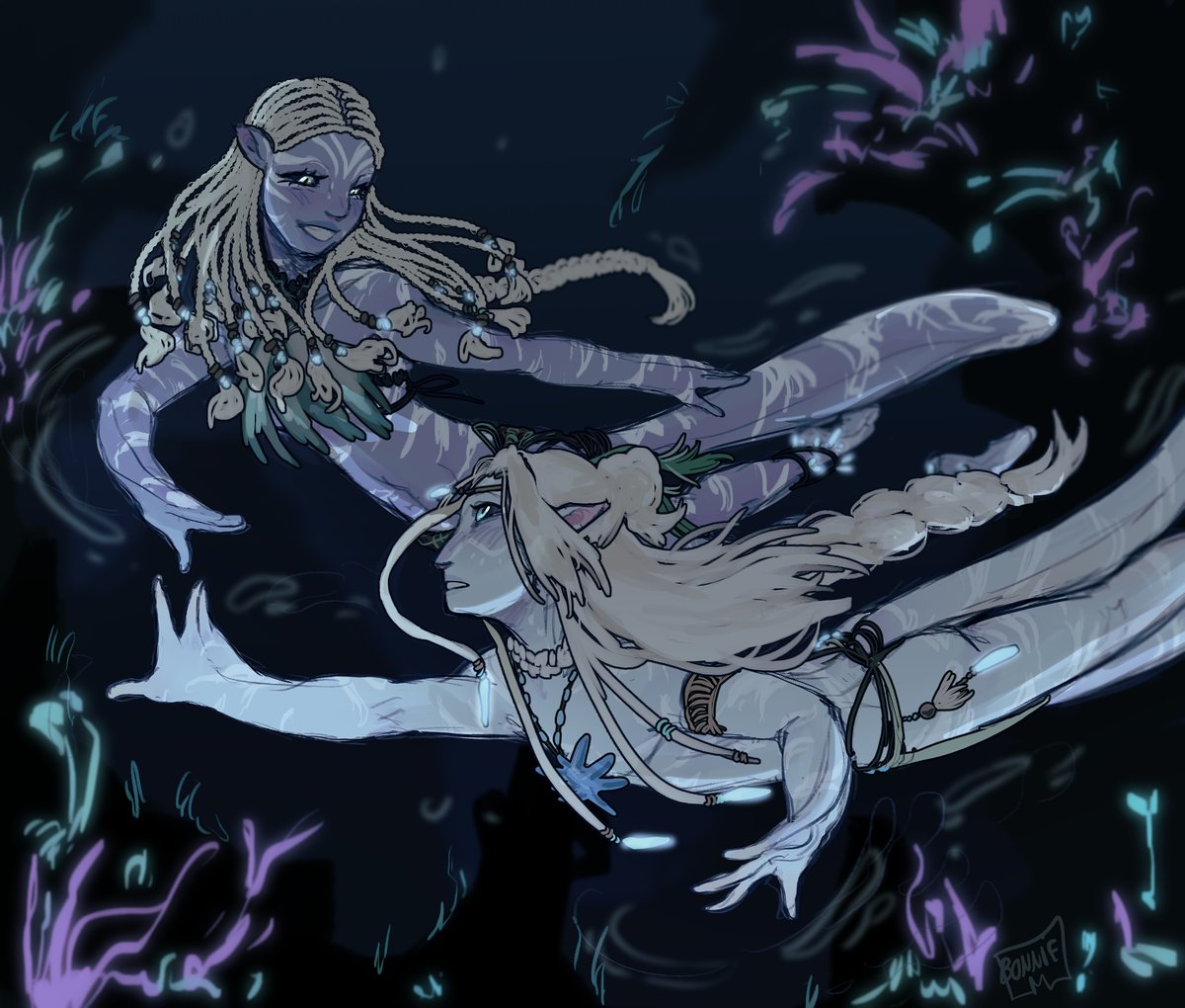 BonnieM02's tweet photo. Por fin terminado! jeje I like to think that Natzu asks Yalin to go swimming to have fun and spend time together hehehehe. 💙💙✨☺️
Yalin (@hing_hrhine )
#avataroc #navioc #oc #ocfanart #deepsear1m #txularay https://t.co/zM12v5IRNo