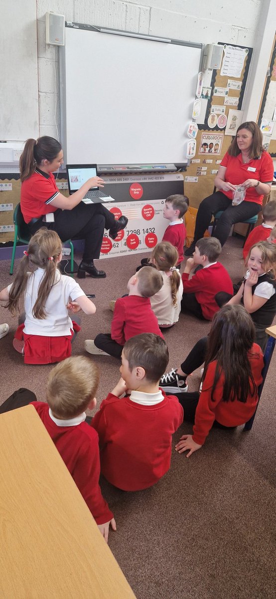 We really enjoyed our session with Julie and Amber <a href="/HSBC_UK/">HSBC UK</a>. They taught us all about how money has changed throughout the years and all the different parts we could find on a debit card. Ask us at home what we can remember.