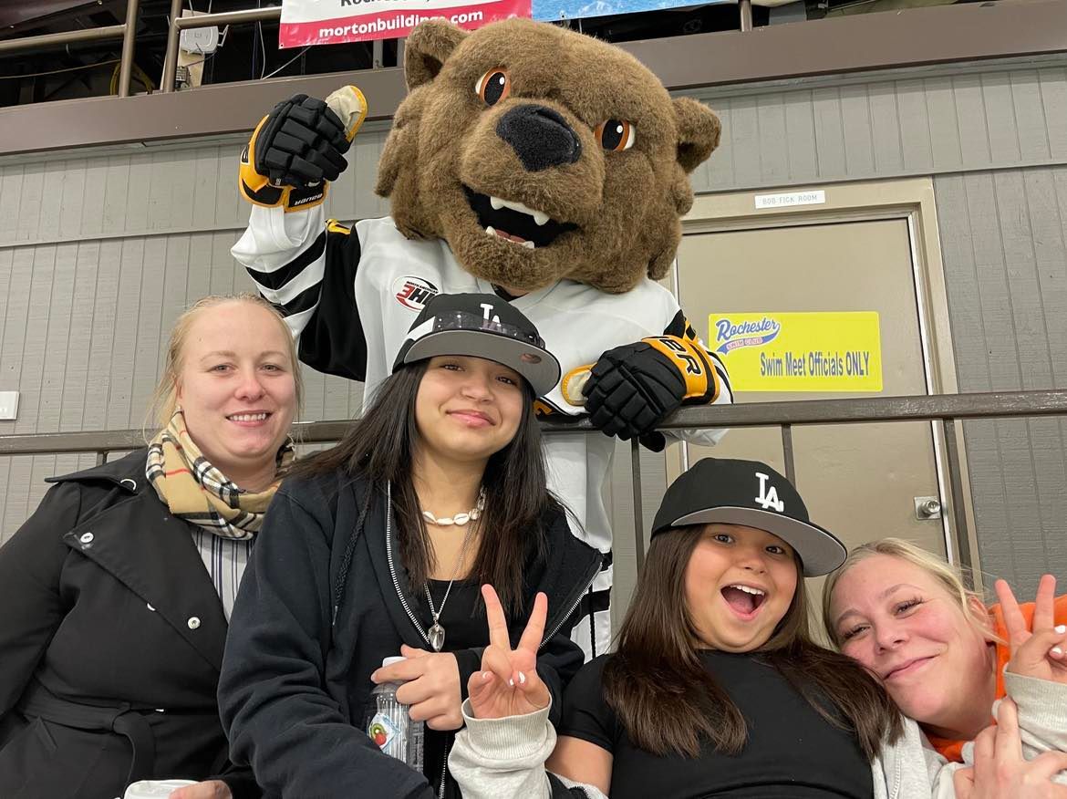 beboldroch's tweet photo. We'd like to take this opportunity to thank the Rochester Grizzlies for treating us to an incredible hockey experience Friday night. What an action-packed game and the Grizzlies gave us so much to cheer about with their 11-2 WIN! https://t.co/XVFcOglzmV