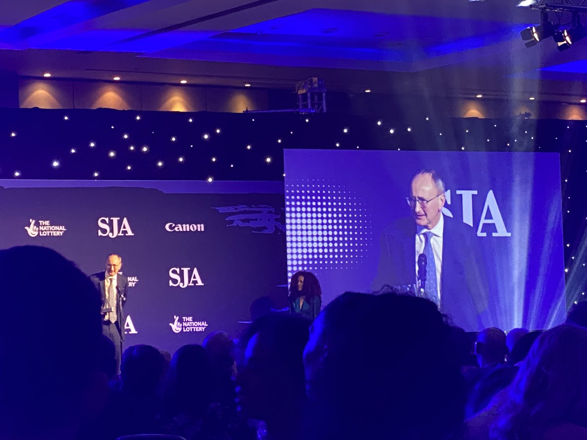 The brilliant John Murray, one of the finest radio sports callers whatever sport he’s doing, deservedly wins Commentator of the Year.

#SJA2022