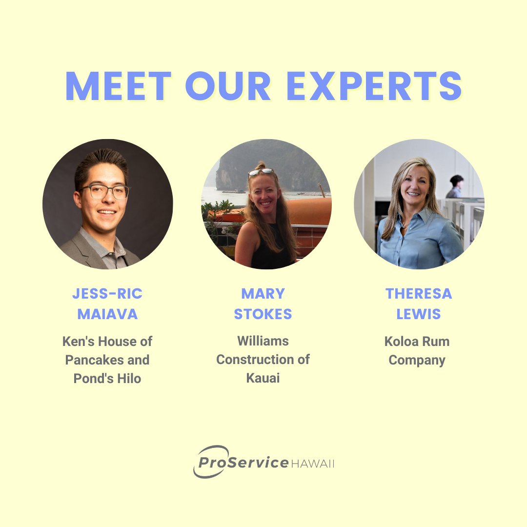 ProServiceHI's tweet image. It's not too late to join us tomorrow for a discussion about workplace flexibility when jobs must be done on-site. hubs.la/Q01Fl6bW0

#ProServiceHawaii #HR #HawaiiBusiness #FlexibleWork