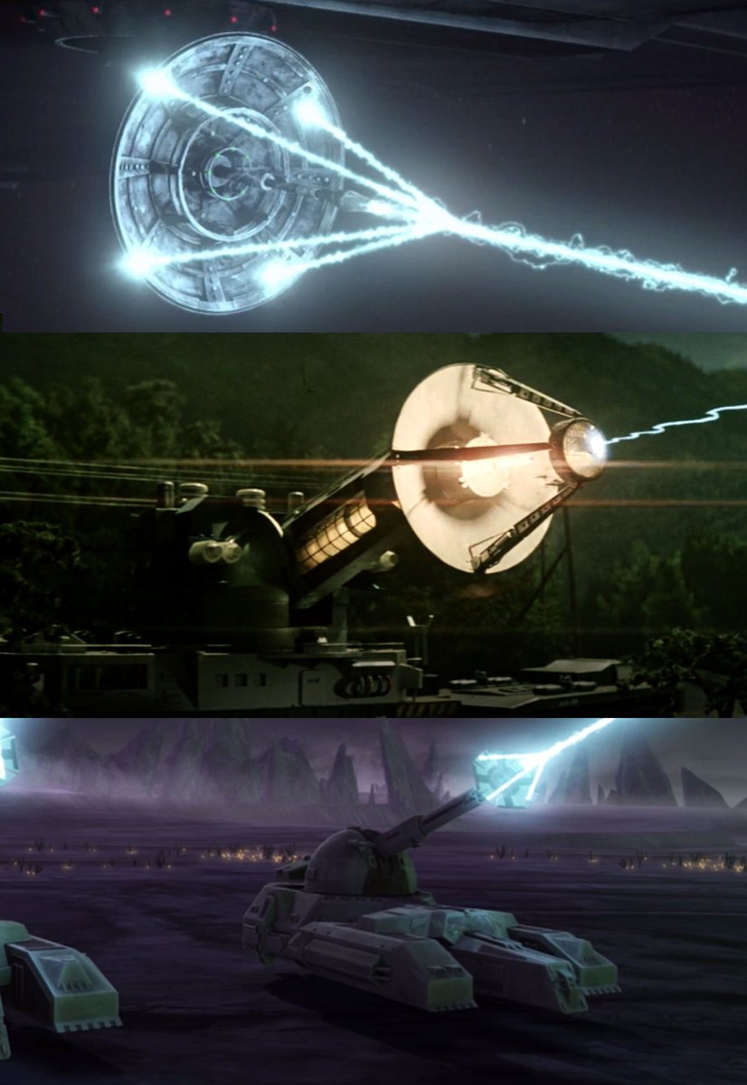 So great seeing the Zillo Beast in #StarWars #TheBadBatch! Fans of #TheCloneWars series know the Zillo is a tribute to #Godzilla, but the stun beams used to neutralize him in both shows are also an homage to the Maser Cannons used in the Toho #kaiju films dating back to the 60's!