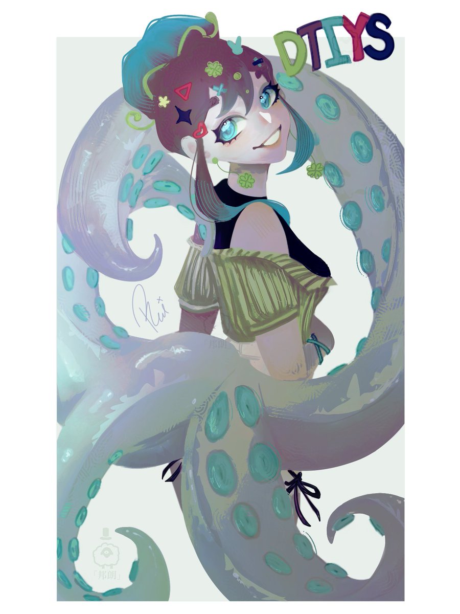 entry for dtiys #xiegotaglowup 🤍🍀🪸