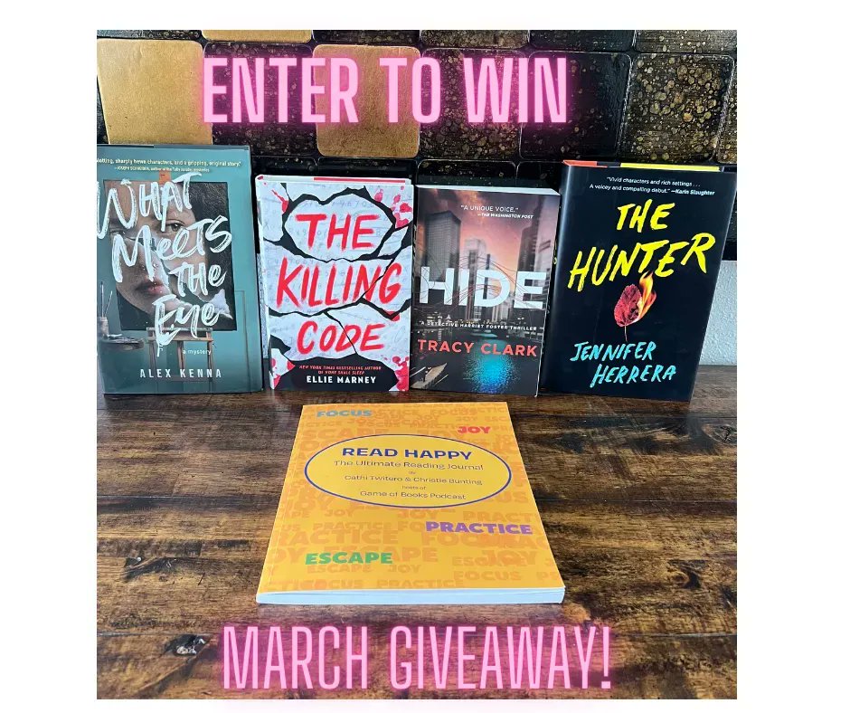 Game of Books (@gobwriters) on Twitter photo It's our March Book Giveaway featuring all the books from our March episodes, featuring <a href="/elliemarney/">elliemarney</a>
<a href="/AlexKenna9/">Alex Kenna</a>
<a href="/JennyMHerrera/">Jennifer Herrera</a>
@tracypc6161
Enter: buff.ly/3Zvz1Pp It's our March Book Giveaway featuring all the books from our March episodes, featuring <a href="/elliemarney/">elliemarney</a>
<a href="/AlexKenna9/">Alex Kenna</a>
<a href="/JennyMHerrera/">Jennifer Herrera</a>
@tracypc6161
Enter: buff.ly/3Zvz1Pp