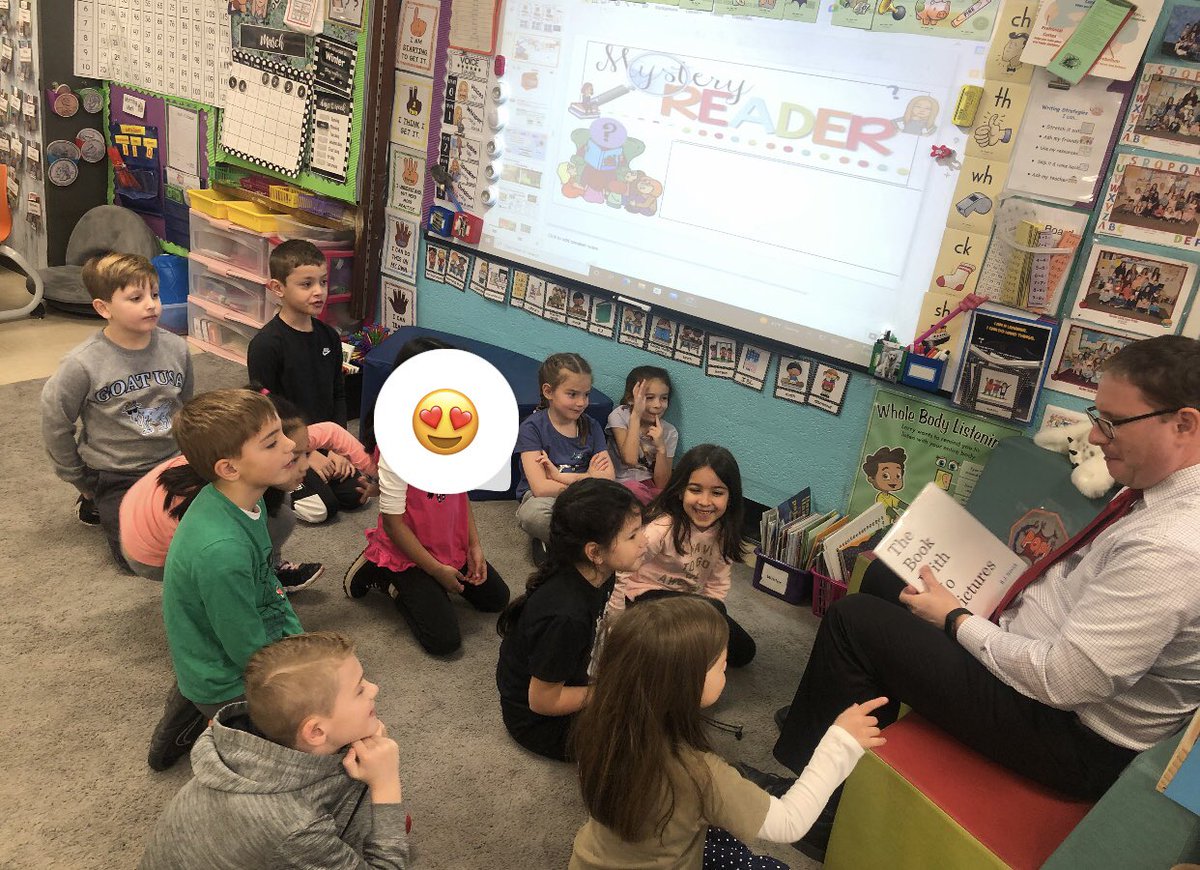 Extra special thanks to <a href="/MrBrozik/">Mr B</a> for sharing his love for reading with our class this morning. Our learners couldn’t stop talking  about your silly book choice and cannot wait for you to come back and visit again :)