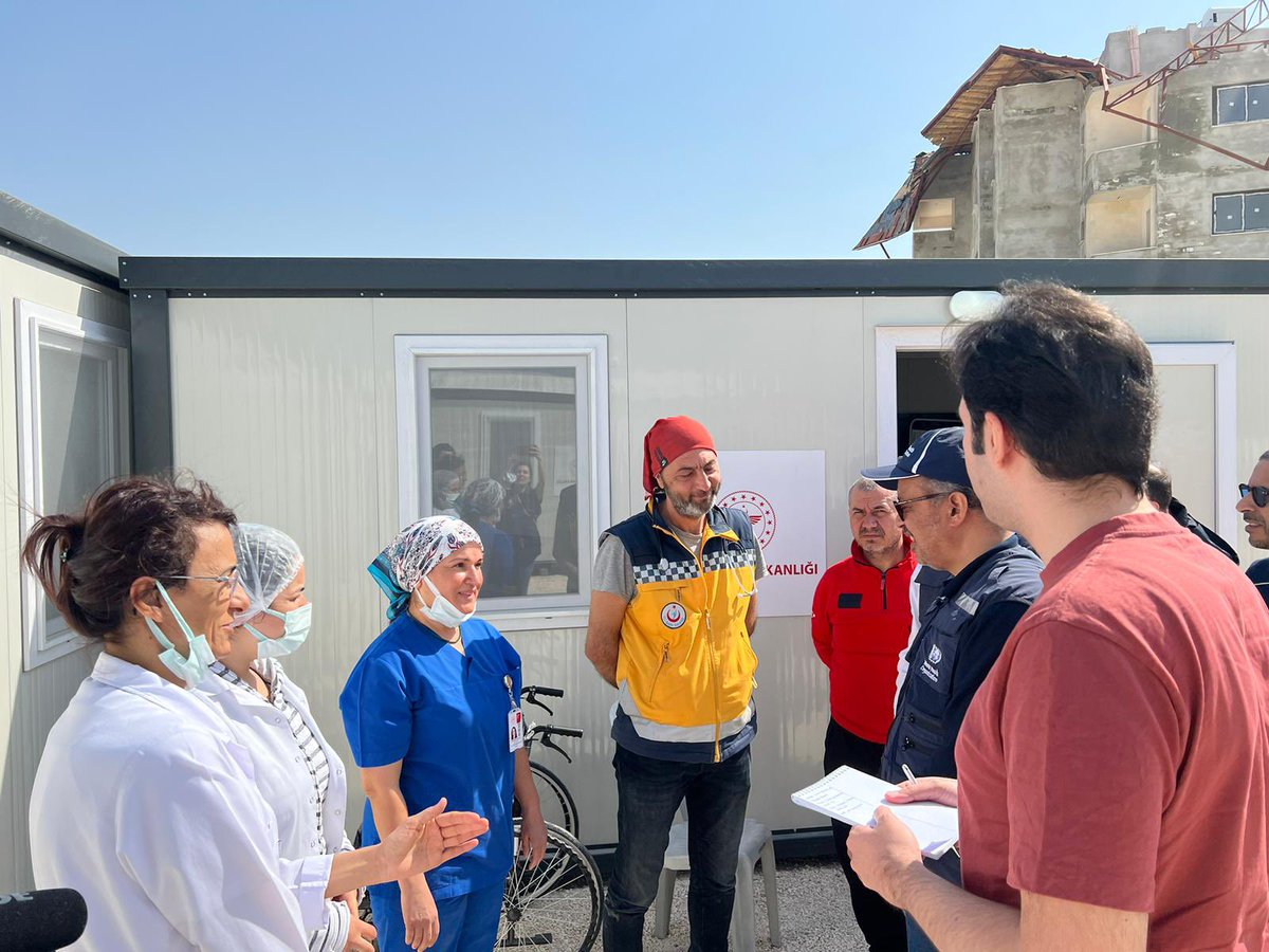 DrTedros's tweet image. However, I have been so impressed by the dedication and hard work of health workers, both in #Türkiye and #Syria, which I will long remember seeing first-hand. @WHO will continue to support them with training, expertise, medical supplies and in any other way possible.