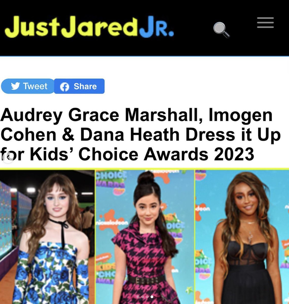 WeAreBluPrintPR's tweet photo. Press on @missdanaheath  attending 2023 @Nickelodeon 's #KidsChoiceAwards : https://t.co/yheC1b48cC. #DanaHeath #JustJaredJr #DailyNews #UPI #KidsChoiceAwards #nickelodeon #mayhementertainmentpr https://t.co/LaXV9fmlSQ