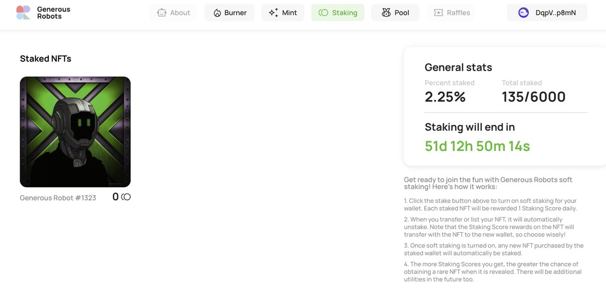 Generous Robots 🤖 NFT Leveraged Trading tweet media