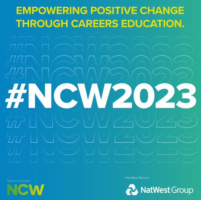 We're pleased to be supporting National Careers Week 2023! #NCW2023 #careers #planningahead  #gatsbybenchmarks