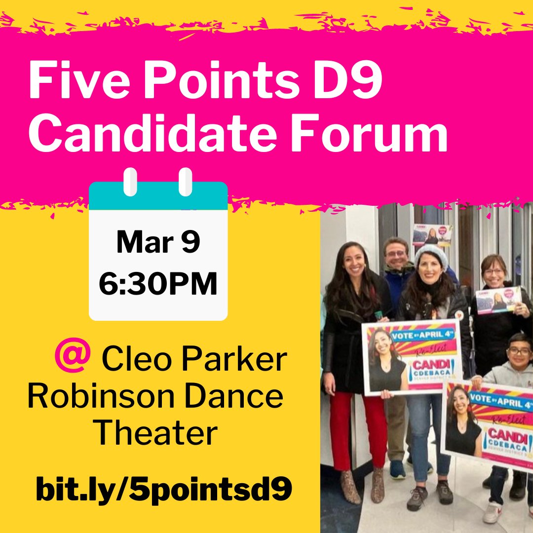 CandiCdeBacaD9's tweet photo. This Thursday I'll be at the D9 candidate forum - can you share this with uour network so we can bring out the Eastside support?! Here's the RSVP link with details >> https://t.co/Kthlfy78Xy https://t.co/DXbyRUfgYh