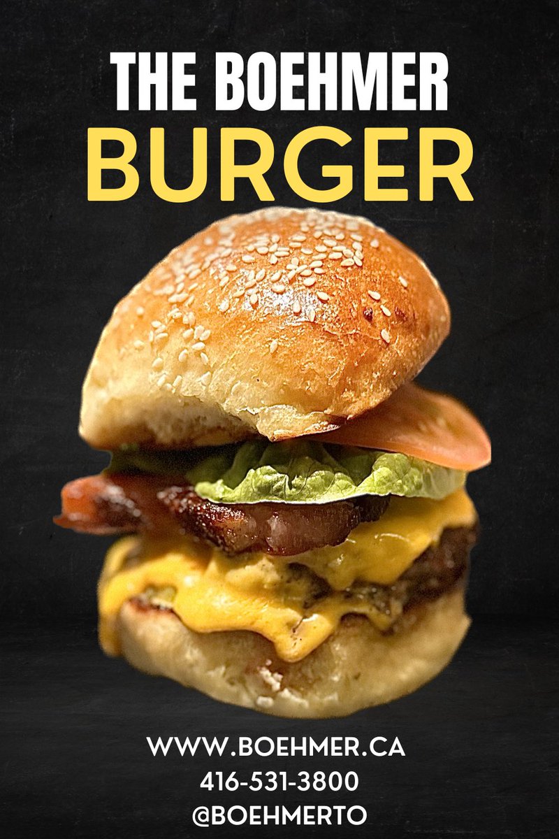 How’s your Wednesday schedule looking like? 

Looking to get your life changed?

Fancy a burger perhaps?

Starting this Wednesday, and every Wednesday afterwards, we are happy to announce that we are offering our Boehmer Burgers!!!

Limited quantity run so book your table now.