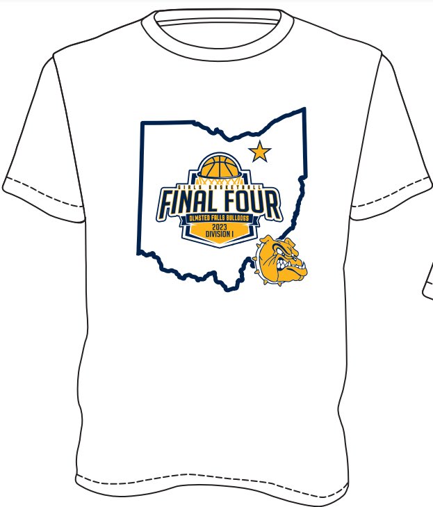OFallsAB's tweet photo. Final Four T-shirts are selling fast and we have limited quantities. For various reasons, we are unable to offer youth sizes.  Please refer to last picture for pick up times and location. Shirts must be picked up at one of these times. https://t.co/OPuzT9v9Lv https://t.co/0PWnlpGOah