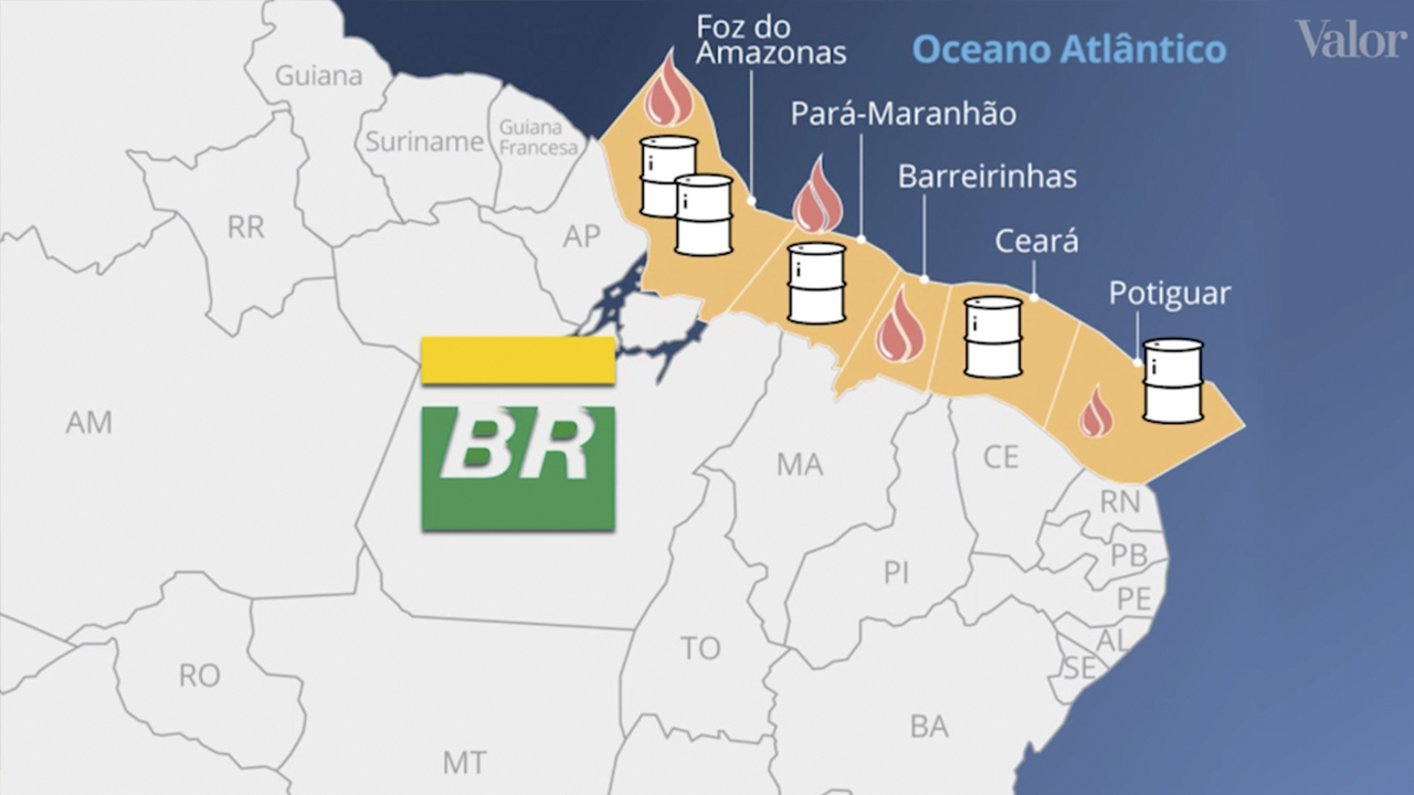 Valor Econômico on X: "Entenda o que é a Margem Equatorial, a mais nova  fronteira de exploração de petróleo e gás da Petrobras  https://t.co/ezWi4f0p23" / X