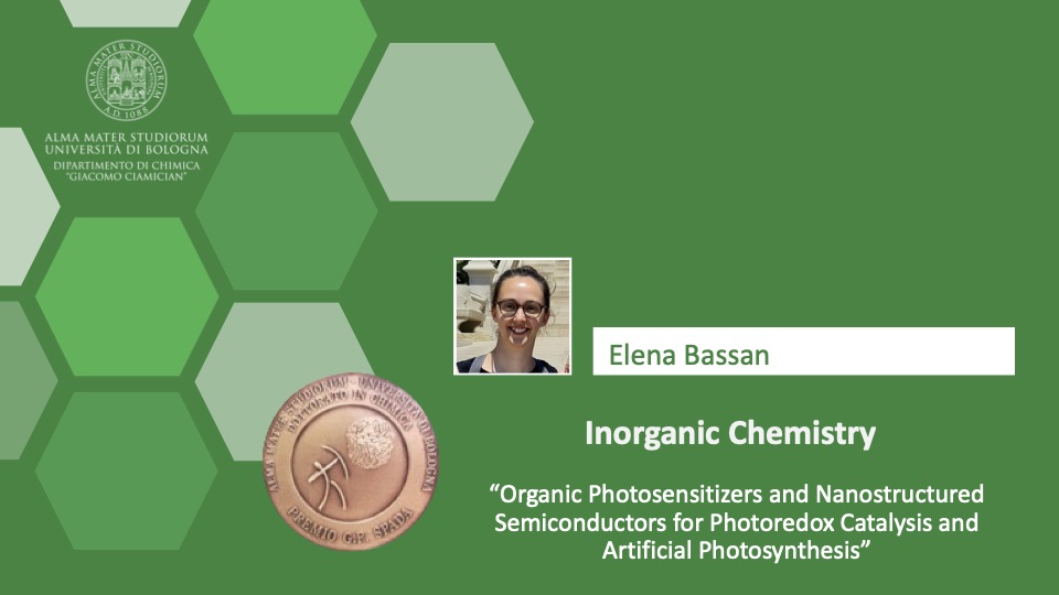 Dept. Chemistry Ciamician - University of Bologna (@ciamician_unibo) on Twitter photo #Ciamicianstories Gian Piero Spada Medal: <a href="/ElenaBassan_/">Elena Bassan</a>’s research focused on light absorbers based on Earth-abundant elements and their applications in #photoredoxcatalysis and #artificialphotosynthesis
Awards will be given 14/03/2023
<a href="/Ceroni_GROUP/">paola_ceroni</a> <a href="/LabStereoMetPh1/">Metal&PhotoCat@Unibo</a> <a href="/CONDOR_EU/">CONDOR</a> #Ciamicianstories Gian Piero Spada Medal: <a href="/ElenaBassan_/">Elena Bassan</a>’s research focused on light absorbers based on Earth-abundant elements and their applications in #photoredoxcatalysis and #artificialphotosynthesis
Awards will be given 14/03/2023
<a href="/Ceroni_GROUP/">paola_ceroni</a> <a href="/LabStereoMetPh1/">Metal&PhotoCat@Unibo</a> <a href="/CONDOR_EU/">CONDOR</a>