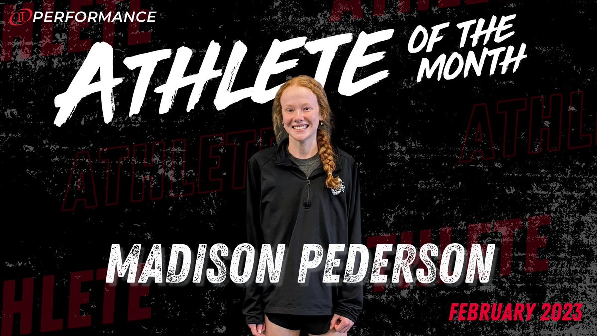 Congrats to Madison Pederson on being named the Athlete of the Month! 🏆

Madison is THE definition of determination. She brings intensity &amp; consistency to every session. We can't wait to see you tear up the track this year 👟💨

#lookbetterfeelbetterperformbetter #OIPerformance