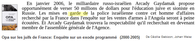 7 mars 2016 : le mafieux franco – canado - israélo - russe Arcadi Gaydamak bénéficie d’une libération conditionnelle après seulement 3 mois de réclusion. Il avait été condamné à 6 ans, puis 3 ans ferme en appel dans l’affaire de l’Angolagate (viol de l'embargo sur les armes).