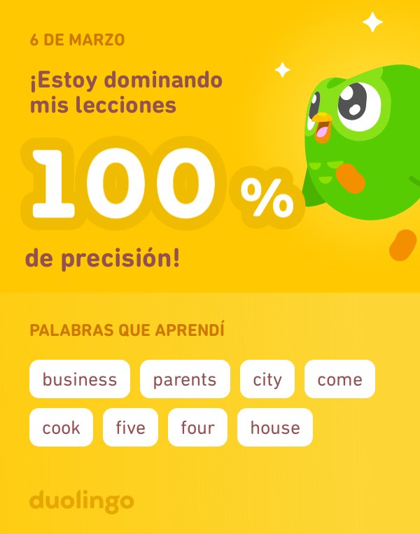 Virgini21148906's tweet photo. ¡Estoy aprendiendo inglés en Duolingo! Es gratis, divertido y efectivo. https://t.co/LjqxZJsC4i