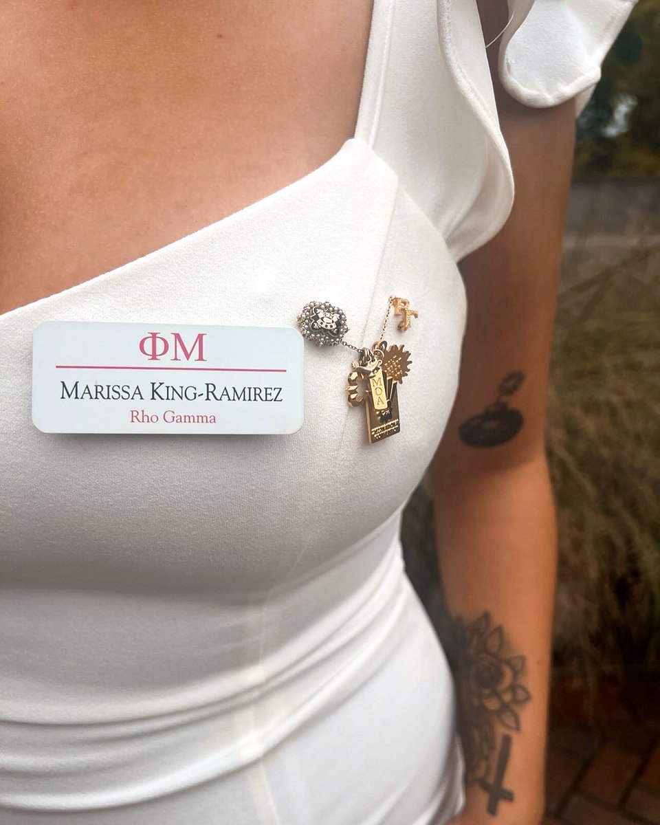 Happy International Badge Day!🎖

We are incredibly honored to receive and be able to wear our Phi Mu badges. Not only do they represent and symbolize the values we hold, but they are also a reminder of the bond we share with the members within our chapter and across the country!
