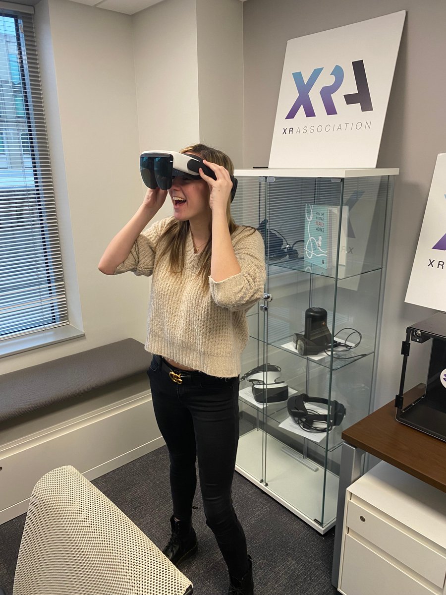 Cognixion (@cognixion_ai) on Twitter photo Joy.
One thing we see when people put on the Cognixion ONE. Smiles all around ๐
Our recent trip to Washing DC for <a href="/XRAssociation/">XR Association</a> 's event XRA on the Hill was no different.
Looking forward to next year!
#Technology #a11y #AccessibleTech #AssistiveReality #Cognixion Joy.
One thing we see when people put on the Cognixion ONE. Smiles all around ๐
Our recent trip to Washing DC for <a href="/XRAssociation/">XR Association</a> 's event XRA on the Hill was no different.
Looking forward to next year!
#Technology #a11y #AccessibleTech #AssistiveReality #Cognixion