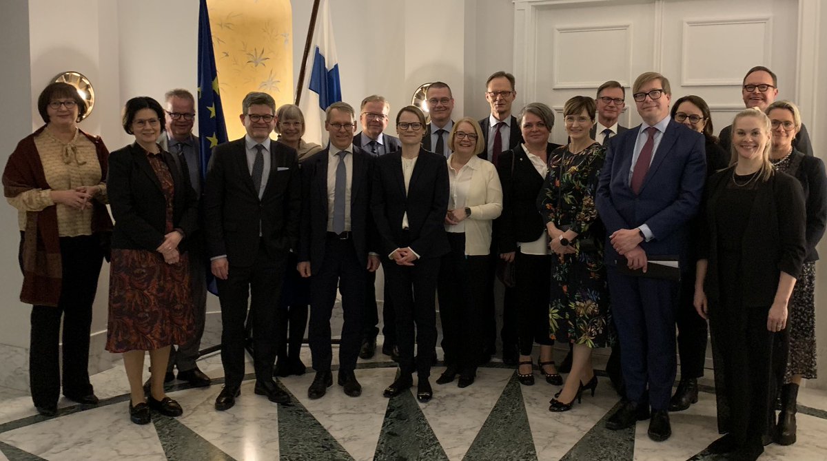 Great honour to host 🇫🇮 Permanent State Secretaries visiting NATO and the EU Commission. A right time to think about the changes that the war in Ukraine will bring. <a href="/jariPLuoto/">Jari Luoto</a> <a href="/FinlandinEU/">Finland in EU</a>