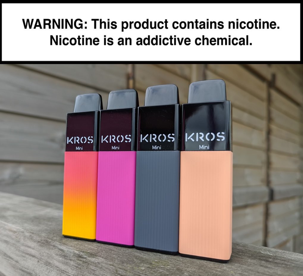 Kros Mini 5% Disposables are now available at  CSVAPE.COM!

#CsVape #VapePorn #VapeLyfe #CoilPorn #VGOD #Vappix #VapeSociety #VapeLove #VapeFriends #Vape4You #QuitSmoke #Vape #Vapor #CaliVapers #TrickLyfe #Epic #VapeCommunity #CloudScapeVape