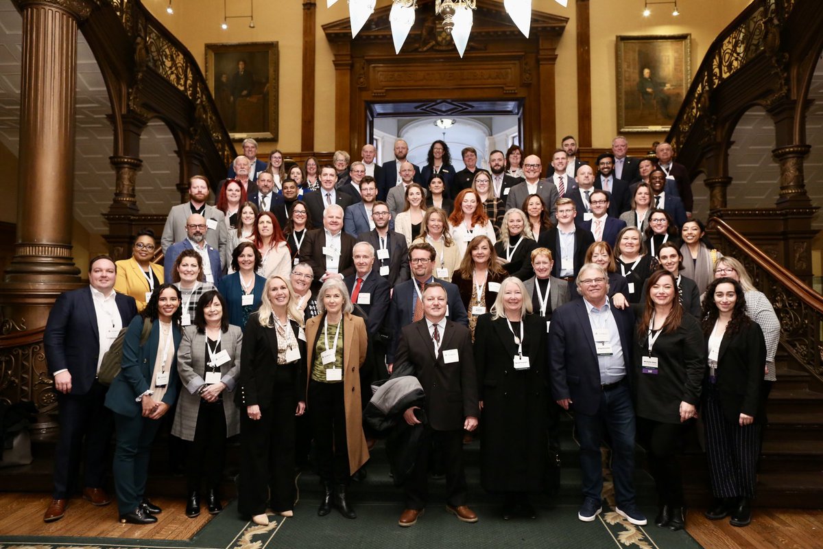 Fabulous group of ⁦@OntarioCofC⁩ #ChamberNetwork leaders here for #QPadvocacyday #StrongerTogether