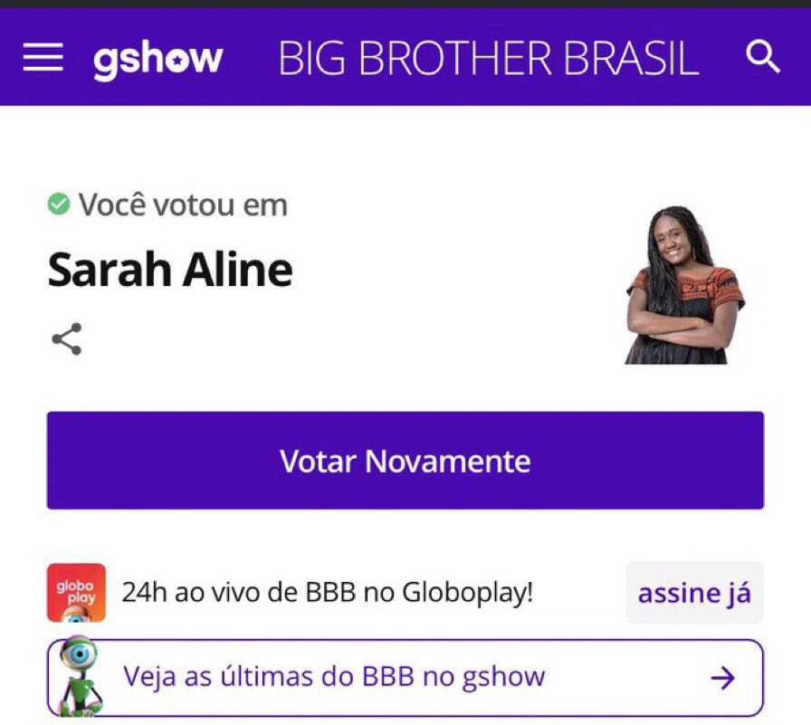 hadcdm's tweet photo. Tô fazendo  minha votação https://t.co/wI0tRqTkWa
