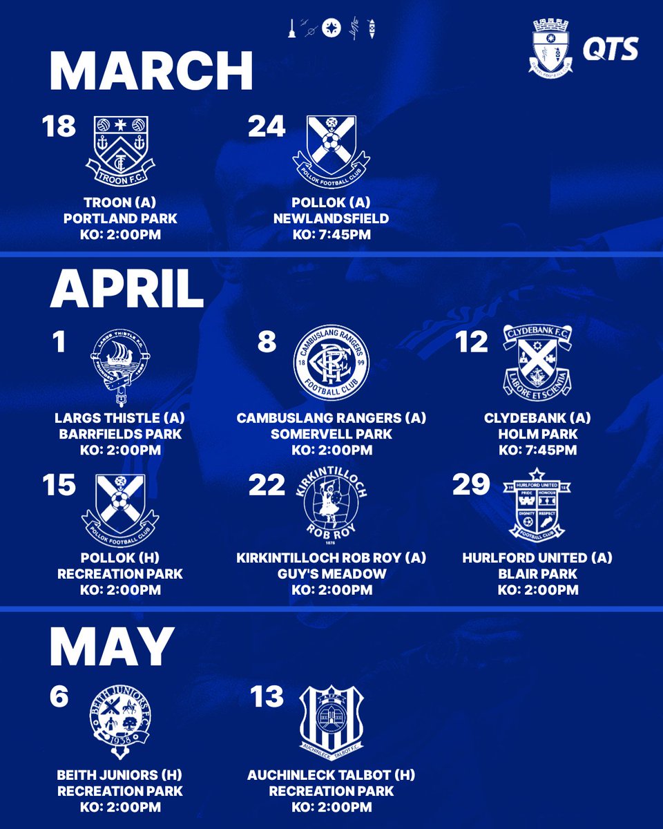 📆 #DarvelFC can confirm the remaining fixtures of the 2022/23 league season.
