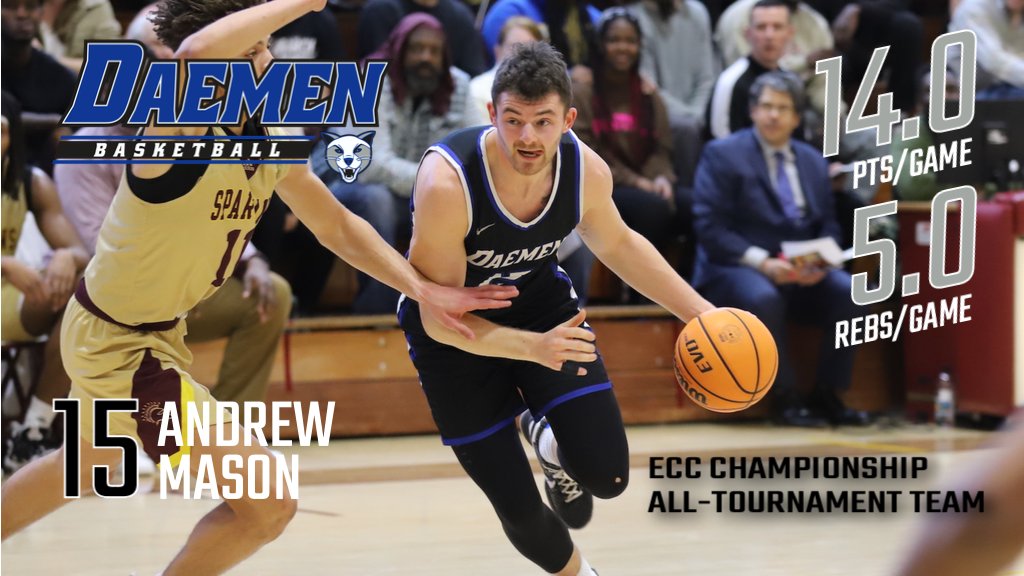 ICYMI - Andrew Mason was named to the ECC Championship All-Tournament Team. He went 6-for-6 from downtown and scored 18 points in the championship game!

Go Wildcats! / #WNYsD2Team